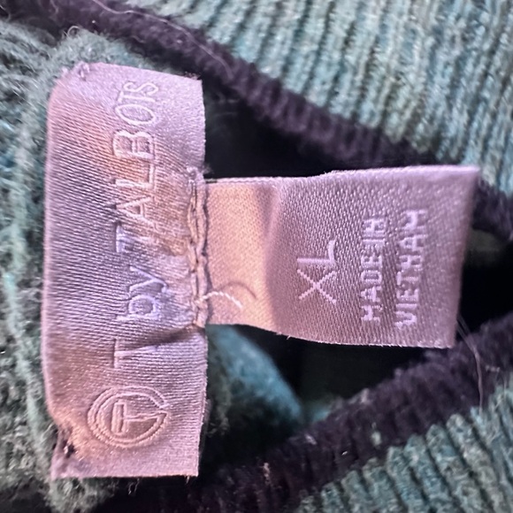 Talbots Green Cowl Neck Sweater with Soft Texture - Picture 11 of 11